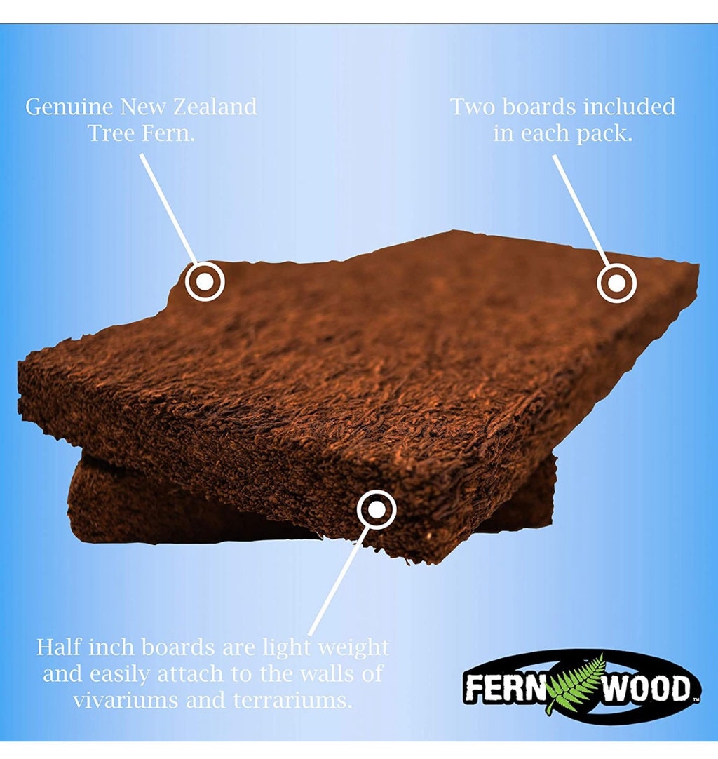 Twin Pack โ New Zealand Tree Fern Orchid Mounting Board 12''x6''x1''