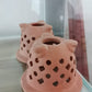 T3: Hand-made Pot by premier Yixing Purple Clay — three-legged pot with holes for root health, perfect for Neofinetia falcata/mini orchids