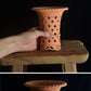Neofinetia trumpet pots, clay pots with holes on the side, terracotta orchid pot, perfect for Neofinetia falcata/Fukiran/Mini orchids